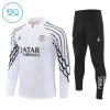 Paris Saint Germain Niño Sudadera De Entrenamiento 2025-26 Cuarto-Cremallera Blanca